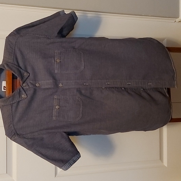 Lois Men's medium-large button up T-shirt, Denim - Picture 1 of 3